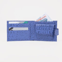 Кошелёк на кнопке, цвет сиреневый - Textura фото 4