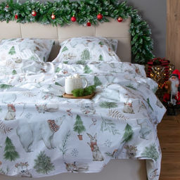 Постельное бельё Этель 2 сп Forest history 175х215 см, 200х220 см,70х70 см -2 шт, поплин