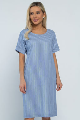 Платье Покоряя сердца (джинс) П13460-1М