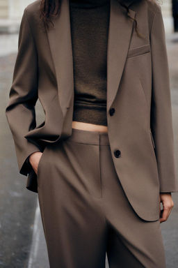 ZW COLLECTION OVERSIZE BLAZER - Zara фото 7