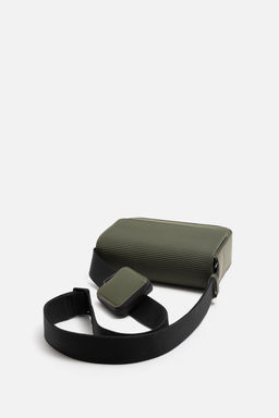 RUBBERISED TEXTURED CROSSBODY BAG - Zara фото 4
