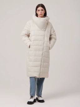 Пальто женское 1241123004 beige - Eleganzza фото 2