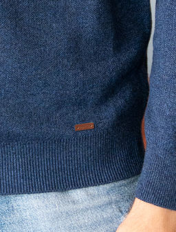 VILATTE / Джемпер двуслойной вязки из мягкой пряжи с хлопком  фото 4