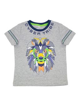 CRB wear/CSKB 63107-11-318 Футболка для мальчика,светло-серый меланж/Ex.Cherubino