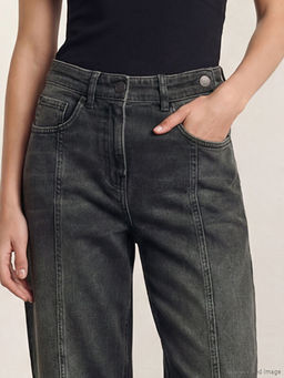 Barrel Fit Kad?n Jean Pantolon