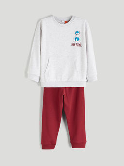 Paw Patrol Bask?l? Erkek ?ocuk Sweatshirt ve E?ofman Alt 2li