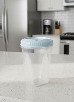 Цена за 2 шт. Банка с завинчивающейся крышкой "Тондо" 0,9л светло-голубая С286СГЛ