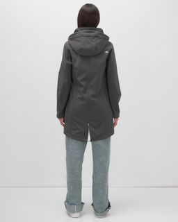 Парка спортивная женская с капюшоном softshell темно-серого цвета 9568TC - Mtforce фото 5