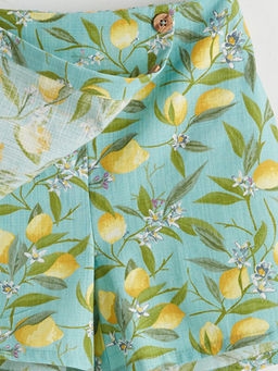 Beli Lastikli K?z ?ocuk ?ort Etek