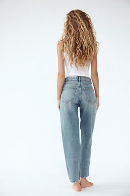 TRF MOM FIT HIGH-WAIST JEANS - Zara фото 24