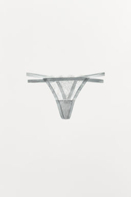 CONTRAST LACE BRIEFS