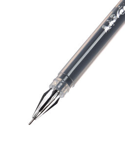 Цена за 12 шт. Ручка гелевая «Кристалл», безстержневая, чёрная, узел 0.38 мм