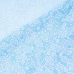 Платок женский, цвет голубой, размер 70х70 - Rossini фото 2