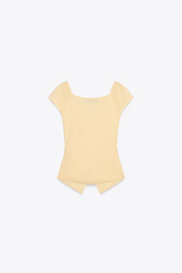 GATHERED KNIT TOP - Zara фото 22