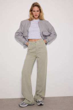 Bej More Sustainable %100 Tencel Dusuk Bel Wide Leg Jeans TWOSS23JE00219 - Trendyolmilla фото 36