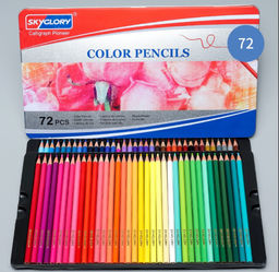Карандаши, линнеры, маркеры - Цветные карандаши, в упаковке 72шт