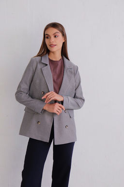 Martichelli Жакет двубортный серый  фото 16