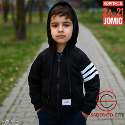 Детский бомбер для детей на молнии