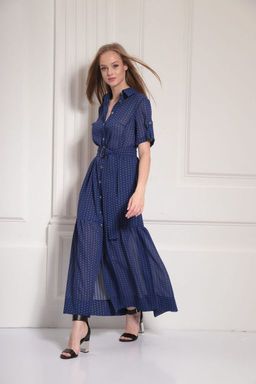 Платье AMORI 9480 василек  фото 2