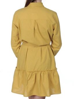 806 Платье хлопковое с рюшами Fashion