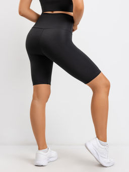 Велосипедки женские с высокой линией талии в черном цвете черный 332331 - Mark formelle фото 4