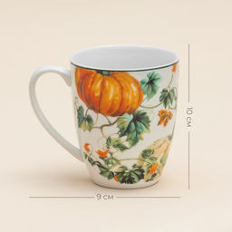 Кружка SL Home Фете дэ ла мойсон, 400 мл, 9×10 см, фарфор, белая