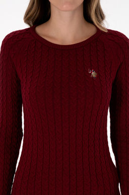 Kad_n Bordo Basic Kazak Sepette S_rpriz _ndirim - U.s. polo assn фото 6