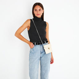 Сумка-мессенджер на клапане, цвет бежевый - Simaland фото 7