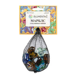 Blumentag GLG-07 МАРБЛС камни стеклянные 6 х 340 г 10 г №02 сердце 26x27 мм фото 4