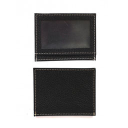 Обложка пропуск/карточка/проездной Croco-В-223 натуральная кожа черный флотер (40/1) 264651