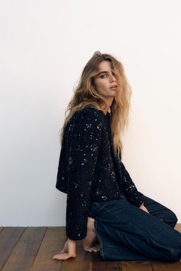 SEQUIN BLAZER - Zara фото 2