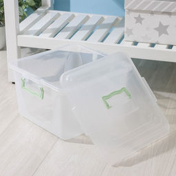 Контейнер для хранения «Комфорт», 15 л, 32×34×22.5 см, с крышкой, МИКС