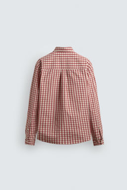 LIMITED EDITION RELAXED FIT CHECK SHIRT - Zara фото 9