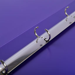 Лео ШколаСад Папка-портфолио на 4 кольцах A4 700 мкм 25 мм песок 1 шт. пурпурный LKP-031