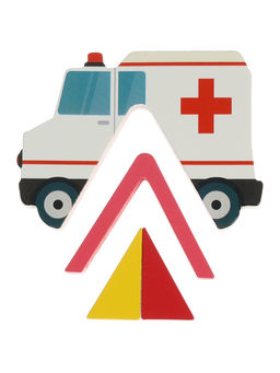 Головоломка рамка - вкладыш «Транспорт», 16 деталей