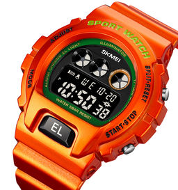Часы наручные Skmei мужские электронные спортивные 1813orange