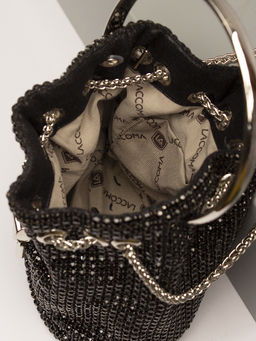 LACCOMA сумка ST164-черный стразы