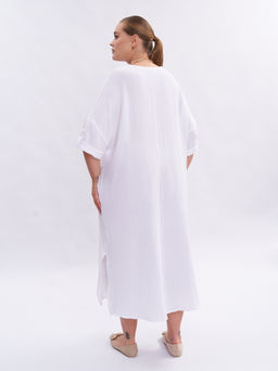 Платье из муслина PP66501WHT02