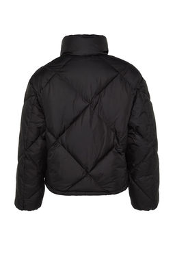 TRENDYOLMILLA Siyah Oversize Pelus Yaka Detayl? Su Itici Sisme Mont TWOAW24MO00008 фото 16