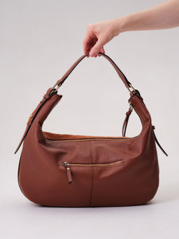 Сумка замшевая багет Azaro 30861 коппер