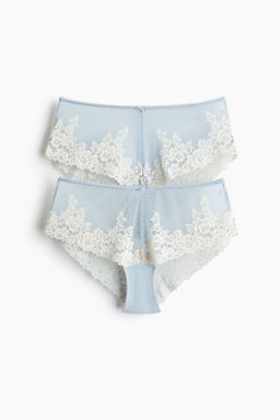 Pack de 2 bragas hipster de encaje - H&m фото 2
