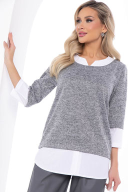 Джемпер Нежный акцент (грей) Б8121 - Lt collection фото 7