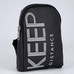 Сумка молодёжная через плечо KEEP distance, цвет чёрный - Nazamok фото 2