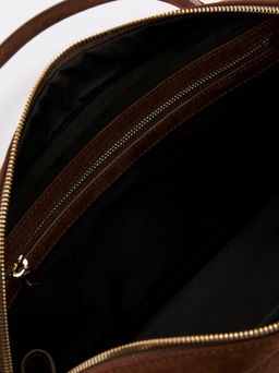 Женская сумка с ручками CALZETTI AGATA MINI Артикул 4792798, коричневый  фото 5