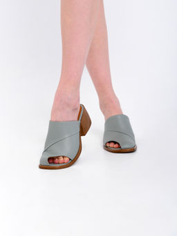 Сабо 5300.23663be.Авокадо лион+коричневый