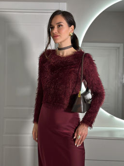 Джемпер Пэшн (бордовый) - Nadi bordo фото 6