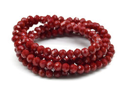 Бусы-браслет на резинке из циркона кукуруза гр.6мм зеленый хамелеон, 86см. Радуга камня  фото 9