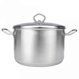 Кастрюля из нержавеющей стали 8л, д26см, h16,5см, дно д24,3см, s4мм, металлическая крышка, пароотвод, капсулированное дно с алюминиевой вставкой, матовая полировка внутри и снаружи, зеркальная полировка у крышки, мерная шкала, пэт пакет, TalleR (Ки