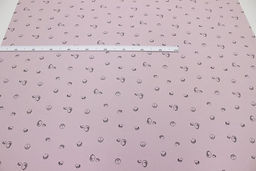 Теплый хлопок Колючие друзья цв.бл.розово-сиреневый, ш.1.5м, хлопок-100%, 160гр/м.кв - Купава фото 5