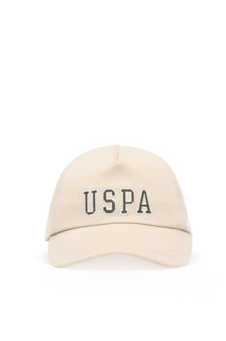 Шапка U.S. Polo Assn хаки из хлопка